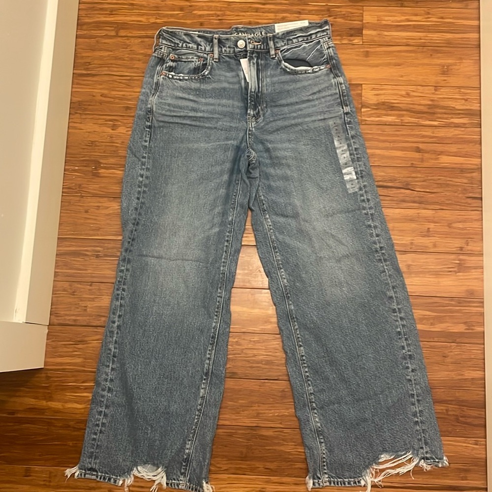 AE High-Rise Baggy Wide Leg Jeans